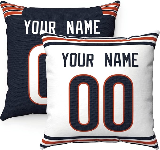 ANTKING Throw Pillow 2 Packs Custom Any Name and Number for Men Women Boy Gift