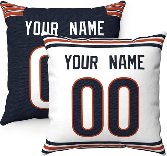 ANTKING Throw Pillow 2 Packs Custom Any Name and Number for Men Women Boy Gift