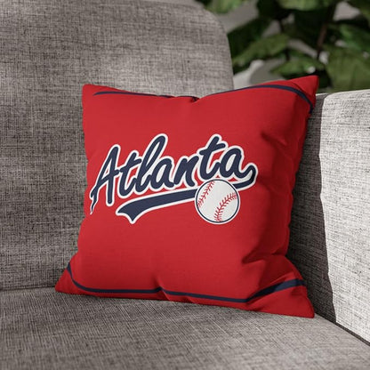 ANTKING Atlanta Throw Pillow 2 Packs Custom Name and Number for Men Women Boy Personalized Gifts