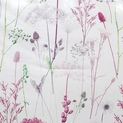 Yiran Pink Comforter Set Queen, 7 Piece Dandelion Floral Bedding Set, Botanical Bed in a Bag Queen, Soft Microfiber Complete Bedding Set with Comforter, Sheets, Pillowcases & Shams