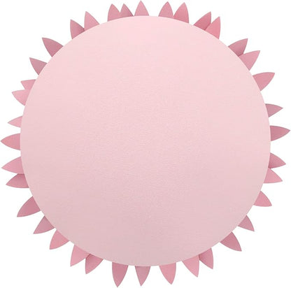 Contempo Lifestyles 3D Daisy Flower Pillow - Patented Design, Couch & Bed Decorative Pillow (18" Flower, 16" Pillow with Insert, Light Pink)