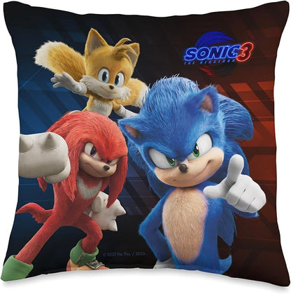 Sonic The Hedgehog 3 - Heroes Throw Pillow