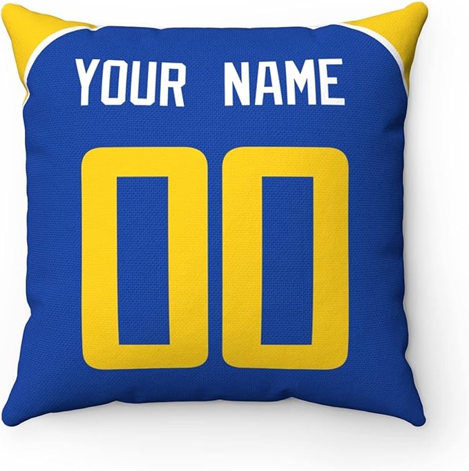 ANTKING Throw Pillow Los Angeles Custom Any Name and Number for Men Women Boy Gift