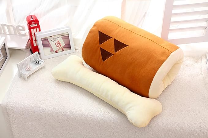 Halloween Monster BBQ Meat Plush Pillow Hunter,13.4" x 7.9"Bedding Throw Pillow,Desktop and Chair Pillow,PP Cotton Birthdays Gifts (BBQ)