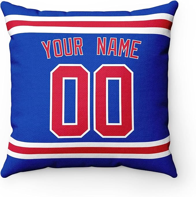 ANTKING New York R Throw Pillow Personalized Custom Any Name and Number for Men Women Boy Gifts