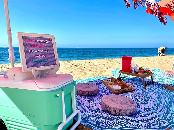 HYSEAS Decorative Round Throw Pillow, 3D Digital Print Comfortable Kids Funny Cute Wood Log Forest Décor Seat Cushion for Home, Couch, Sofa, Bedroom, Living Room, Light Green Stump, 2 Pack