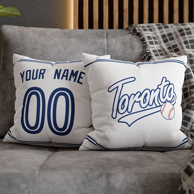 ANTKING Toronto Throw Pillow Custom Name and Number for Men Women Boy Personalized Gift