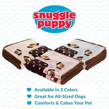 SmartPetLove Snuggle Puppy Blanket for Pets - Warm & Cozy Dog Blanket for Small Dogs - Machine Washable Dog Blanket