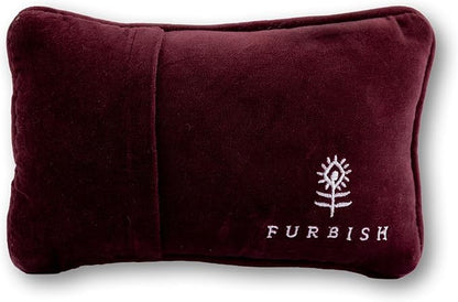 FURBISH Needlepoint Decorative Throw Pillow - Mini Embroidered Accent Pillow for Bed, Chair, Couch, Sofa, Eclectic Home Decor, 5" x 8" - Firework