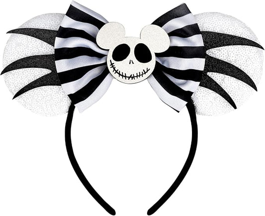 FANYITY Mouse Ears, Sequin Mouse Ears Headband for Boys Girls Women (TW)