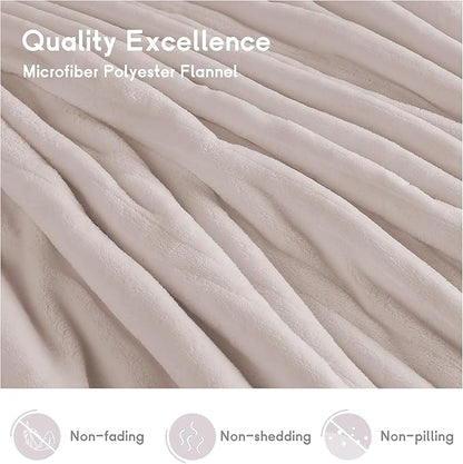 Heated Blanket Electric Blanket Full Size 72''x84'' with 9 Heating Levels, 1-10 Hour Auto Shut Off, Machine Washable, Flannel & Sherpa Soft Warming Blanket for Couch, Bed, Office - White