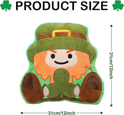 St Patricks Day Pillow Gnome Shamrock Throw Pillows Saint Patricks Day Leprechaun Decorations Irish Gifts Home Sofa Decor for Adults Women Friends