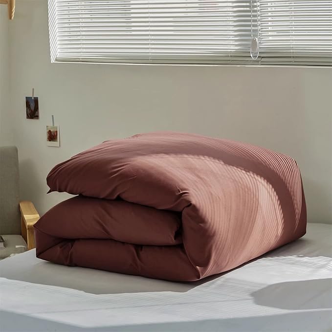 Houseri Brick Red Comforter Set Twin Dark Purple Bedding Girls Boys Kids Classic Deep Color Plum Twin Comforter Sets Vintage Blackish Purple Bedding Quilt Soft Comfy Fluffy Twin Bed Blanket Gift Ideas
