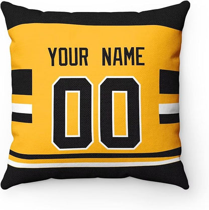 ANTKING Pittsburgh Throw Pillow Personalized Custom Any Name and Number for Men Women Boy Gifts