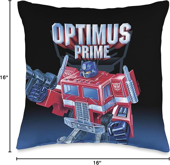 Transformers Optimus Prime Hero Throw Pillow