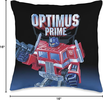 Transformers Optimus Prime Hero Throw Pillow