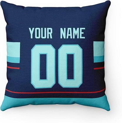 ANTKING Throw Pillow 2 Packs Personalized Custom Any Name Number for Men Women Boy Gifts