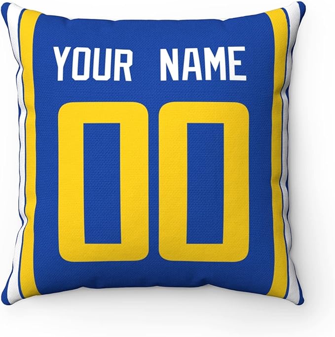 ANTKING Throw Pillow 2 Packs Custom Any Name and Number for Men Women Boy Gift