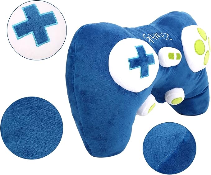 L LIFETIME Gaming Pillow for Reading, Working, Lap Desk, Arm Rest Pillow, Gamer Room Decor for Boys, Memory Foam Bed, Sofa Rest Plush Soft Throw Cushion Pillow for Gamers of All Ages