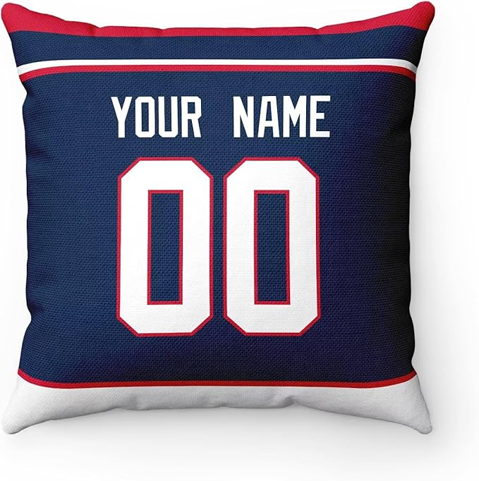 ANTKING Columbus Throw Pillow Personalized Custom Any Name and Number for Men Women Boy Gifts