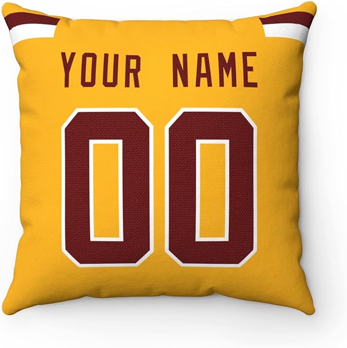 ANTKING Throw Pillow 2 Packs Custom Any Name and Number for Men Women Boy Gift