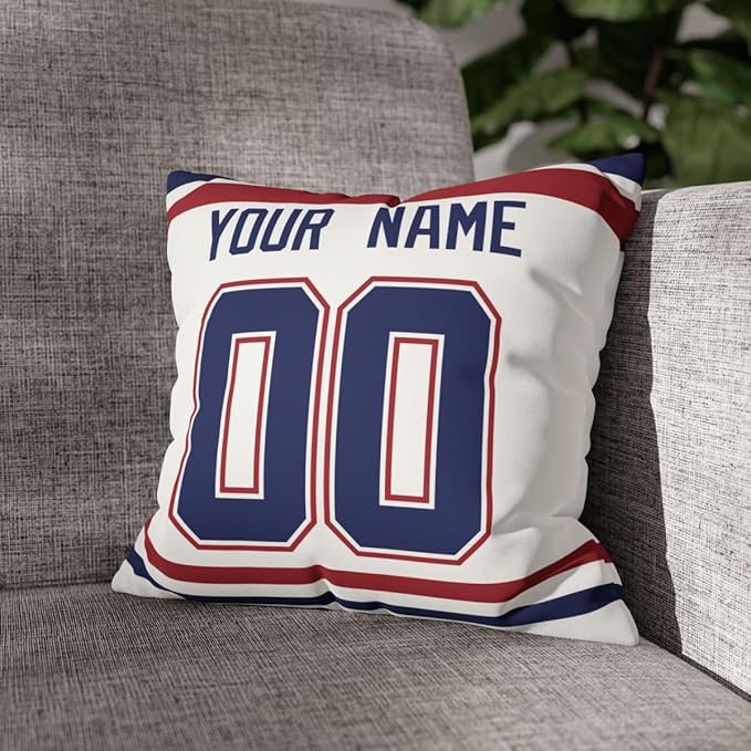 ANTKING Montreal Throw Pillow Personalized Custom Any Name and Number for Men Women Boy Gifts