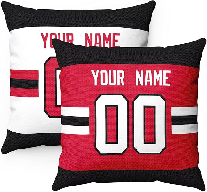 ANTKING New Jersey Throw Pillow Personalized Custom Any Name and Number for Men Women Boy Gifts