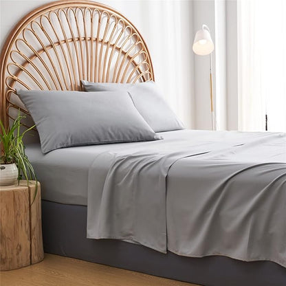 KAKIJUMN Grey 7-Piece Bohemian Geometric Tufted Comforter Set, All Season Microfiber Bedding Set(Queen)