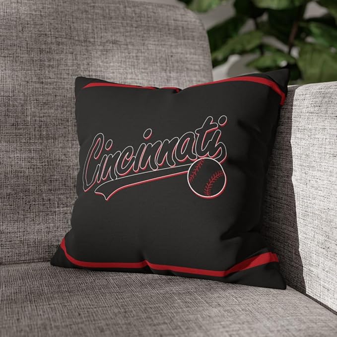 ANTKING Cincinnati Throw Pillow Custom Name and Number for Men Women Boy Personalized Gift
