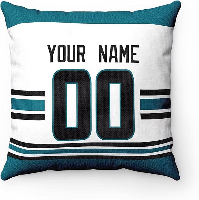 ANTKING San Jose Throw Pillow Personalized Custom Any Name and Number for Men Women Boy Gifts