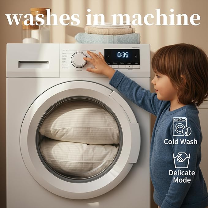 King Size Pillows Set of 2, King Pillows 2 Pack with Adjustable Down Alternative Polyester Fiber Fill, Hotel-Quality Comfort for Side, Back & Stomach Sleepers