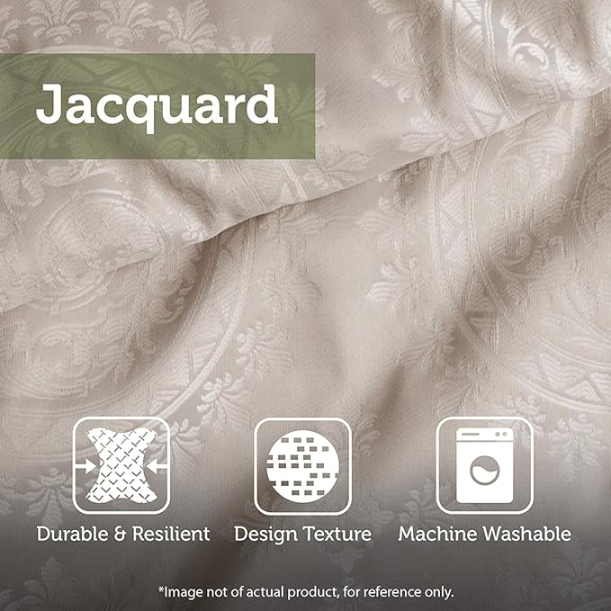 Madison Park Princeton Cozy Comforter Set - Luxurious Jaquard Traditional Damask Design, All Season Down Alternative Bedding with Matching Shams, Decorative Pillow, King(104"x92"), Red 7 Piece
