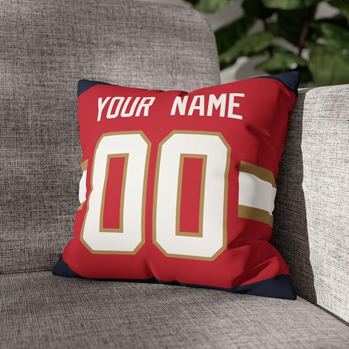 ANTKING Throw Pillow 2 Packs Personalized Custom Any Name Number for Men Women Boy Gifts