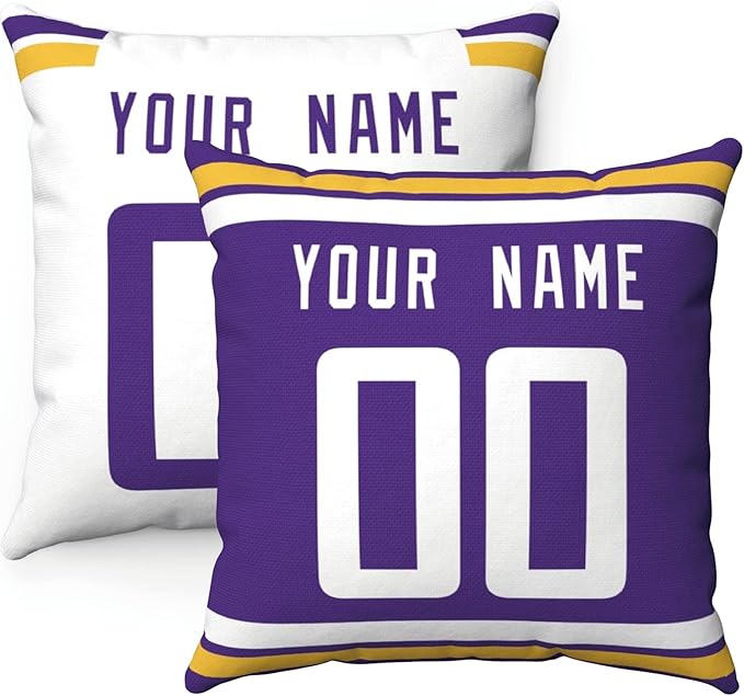 ANTKING Throw Pillow Minnesota Custom Any Name and Number for Men Women Boy Gift