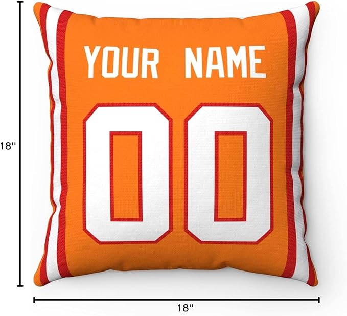 ANTKING Throw Pillow Tampa Custom Any Name and Number for Men Women Boy Gift