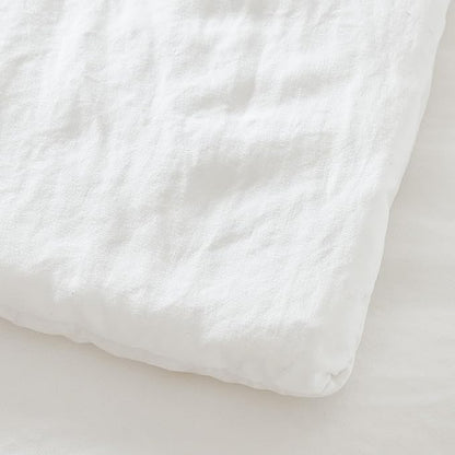 WRENSONGE Queen Comforter Set - 3 Pieces Prewashed White Comforter Soft Lightweight Bedding for All Seasons, Fluffy Down Alternative Comforter Queen Size with 2 Pillow Shams