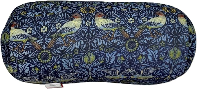 Bookishbunny Microbead Cylinder Bolster Roll Pillow 13" x 7" Various Patterns (Bird)