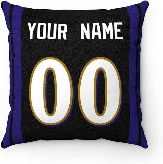ANTKING Throw Pillow 2 Packs Custom Any Name and Number for Men Women Boy Gift