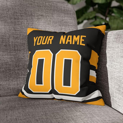 ANTKING Pittsburgh Throw Pillow Personalized Custom Any Name and Number for Men Women Boy Gifts