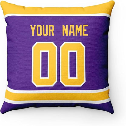 ANTKING Los Angeles Throw Pillow Personalized Custom Any Name and Number for Men Women Boy Gifts