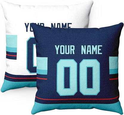 ANTKING Throw Pillow 2 Packs Personalized Custom Any Name Number for Men Women Boy Gifts