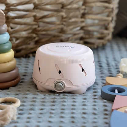 Yogasleep Dohm Uno White Noise Sound Machine, Real Fan Inside for Non-Looping White Noise, Sleep Aid, Office Privacy & Meditation for Adults & Baby, Registry Gift (Pink)