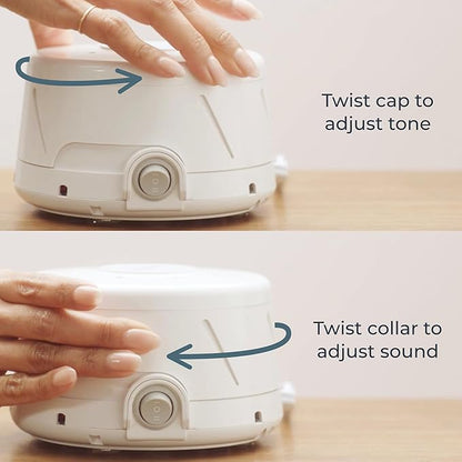 Yogasleep Dohm Classic (Gray) The Original White Noise Machine, Soothing Natural Sound from A Real Fan, Noise Cancelling for Office Privacy, Travel & Meditation, Sleep Therapy for Adults & Baby
