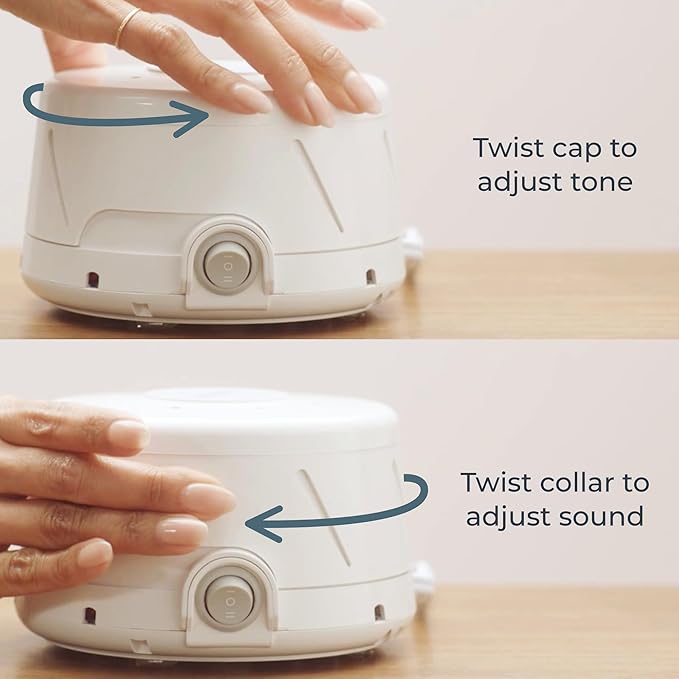Yogasleep Dohm Classic (Tan) The Original White Noise Machine, Soothing Natural Sound from a Real Fan, Noise Cancelling for Office Privacy, Travel & Meditation, Sleep Therapy for Adults & Baby