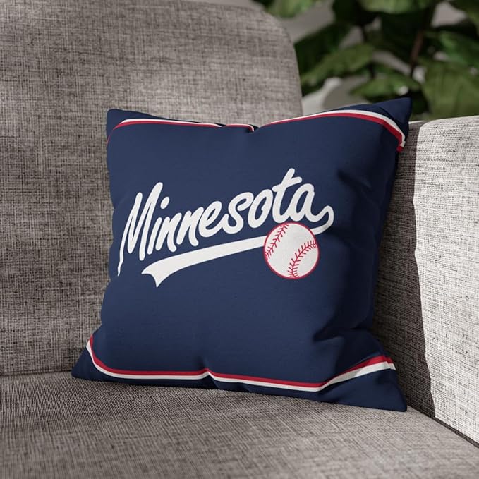 ANTKING Minnesota Throw Pillow Custom Name and Number for Men Women Boy Personalized Gift