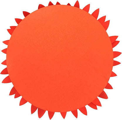 Contempo Lifestyles 3D Daisy & Sunflower Decorative Pillow - Couch & Bed Flower-Shaped Pillow, Coral - Gift for Her
