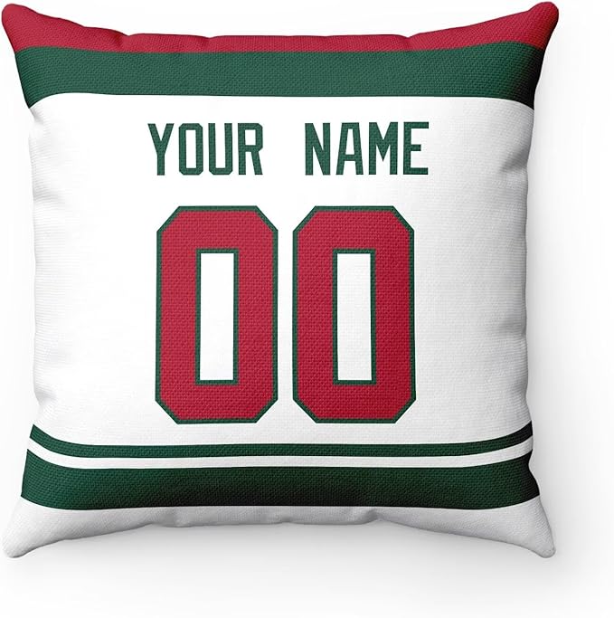 ANTKING Minnesota Throw Pillow Personalized Custom Any Name and Number for Men Women Boy Gifts