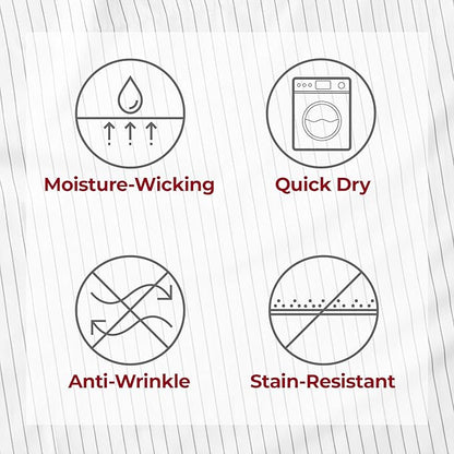 Mellanni California King Sheets Set - 4 PC Iconic Collection Bedding - Hotel Luxury, Extra Soft, Cooling Bed Sheets - Wrinkle, Fade, Stain Resistant (Cal King, Pinstripe Gray)