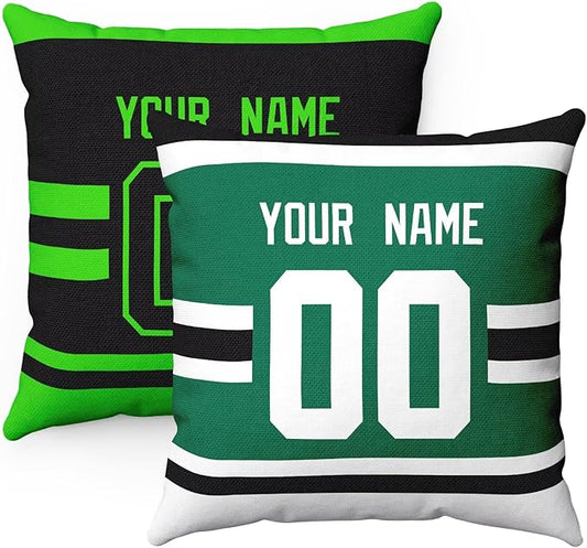ANTKING Dallas Throw Pillow Personalized Custom Any Name and Number for Men Women Boy Gifts