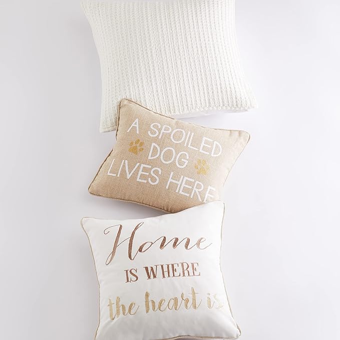 Levtex Home - Mills Waffle - Decorative Pillow - Poly Filled - Bright White - Sham Size (20 x 20in.)